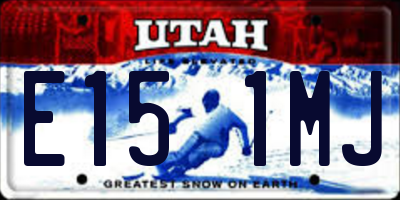 UT license plate E151MJ