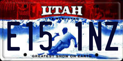 UT license plate E151NZ