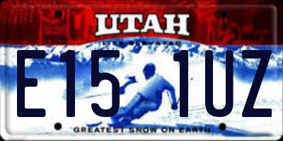 UT license plate E151UZ