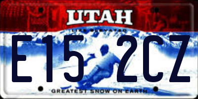 UT license plate E152CZ