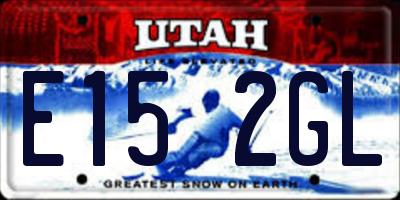 UT license plate E152GL