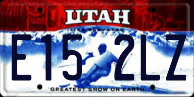 UT license plate E152LZ
