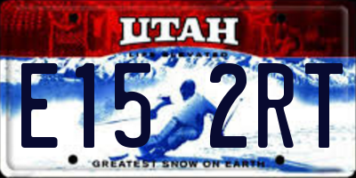 UT license plate E152RT