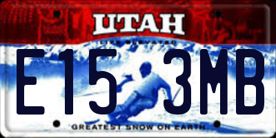 UT license plate E153MB