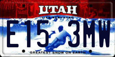 UT license plate E153MW