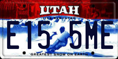 UT license plate E155ME