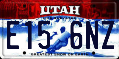UT license plate E156NZ