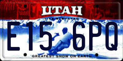 UT license plate E156PQ