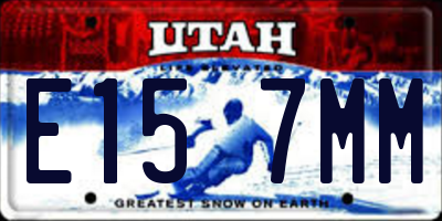 UT license plate E157MM