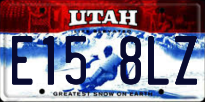 UT license plate E158LZ