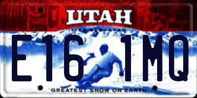 UT license plate E161MQ