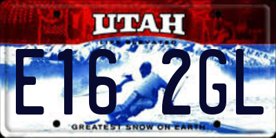 UT license plate E162GL