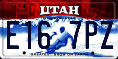 UT license plate E167PZ