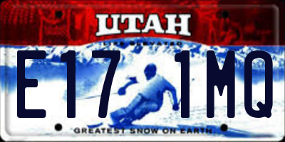 UT license plate E171MQ