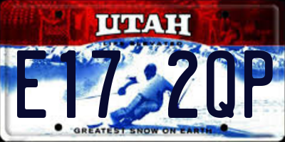 UT license plate E172QP