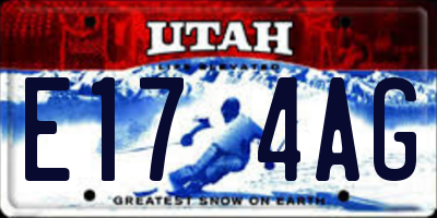 UT license plate E174AG