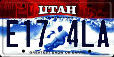 UT license plate E174LA