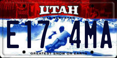 UT license plate E174MA