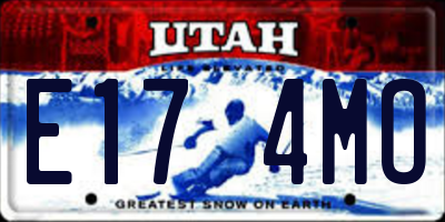 UT license plate E174MO