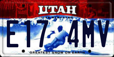 UT license plate E174MV