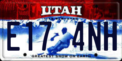UT license plate E174NH