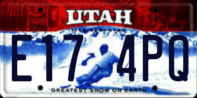 UT license plate E174PQ
