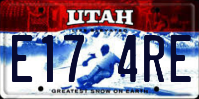 UT license plate E174RE