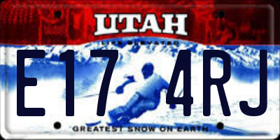 UT license plate E174RJ