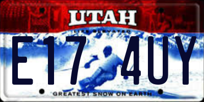UT license plate E174UY