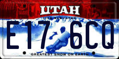 UT license plate E176CQ