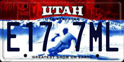 UT license plate E177ML