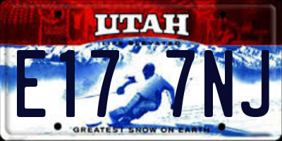 UT license plate E177NJ
