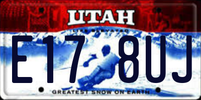 UT license plate E178UJ