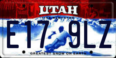 UT license plate E179LZ