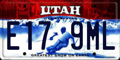 UT license plate E179ML
