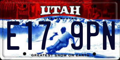 UT license plate E179PN