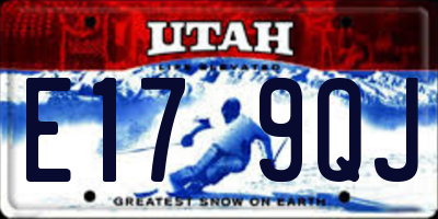 UT license plate E179QJ