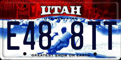 UT license plate E488TT