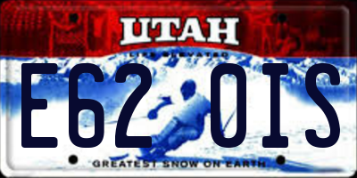 UT license plate E620IS