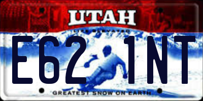 UT license plate E621NT