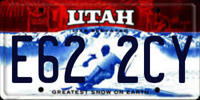 UT license plate E622CY