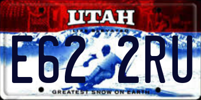 UT license plate E622RU
