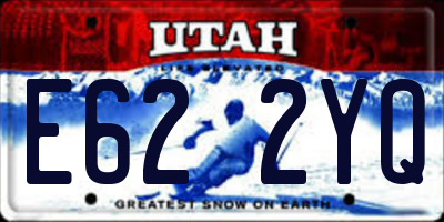 UT license plate E622YQ