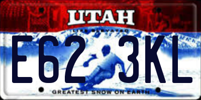 UT license plate E623KL