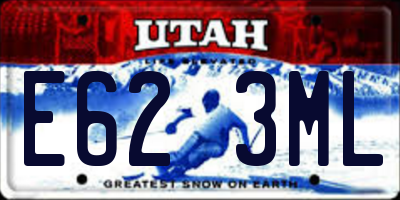 UT license plate E623ML