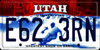 UT license plate E623RN