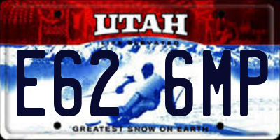 UT license plate E626MP