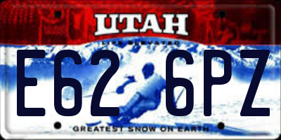 UT license plate E626PZ