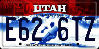 UT license plate E626TZ