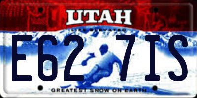 UT license plate E627IS